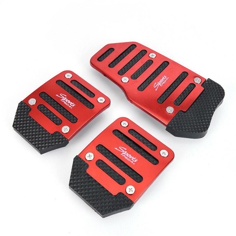 3X Car Auto Vehicle Non-slip Pedal Aluminium Alloy Foot Treadle Cover Pad ReBDA