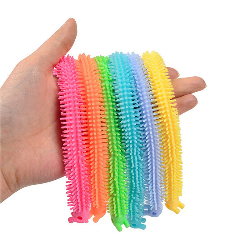 3pcs Worm Noodle Stretch String TPR Rope Anti Stress Toys String Vent To.l8