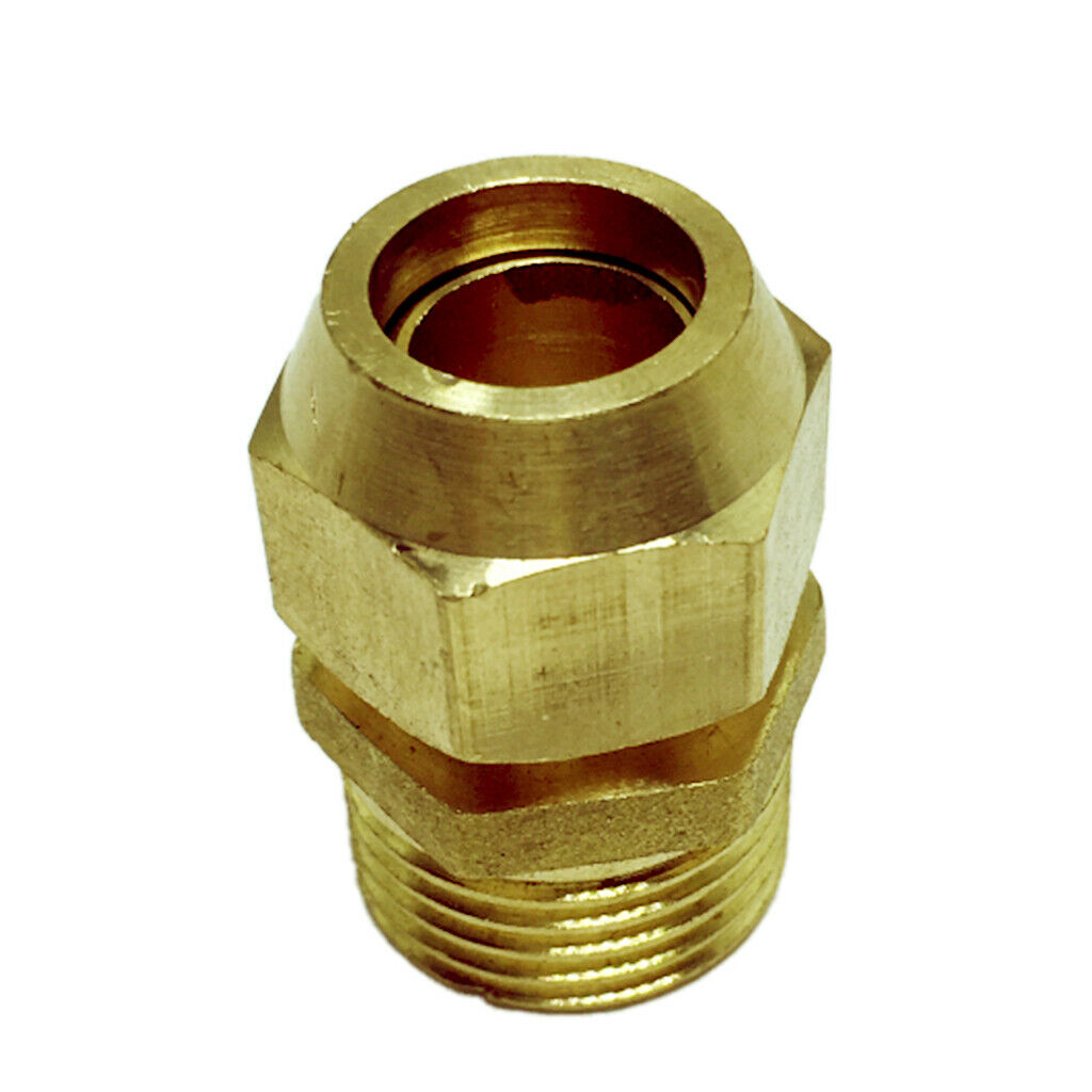 Brass 1/2" Male Adapter Connector Thread Fittings Tube Fitting Ï†12mm