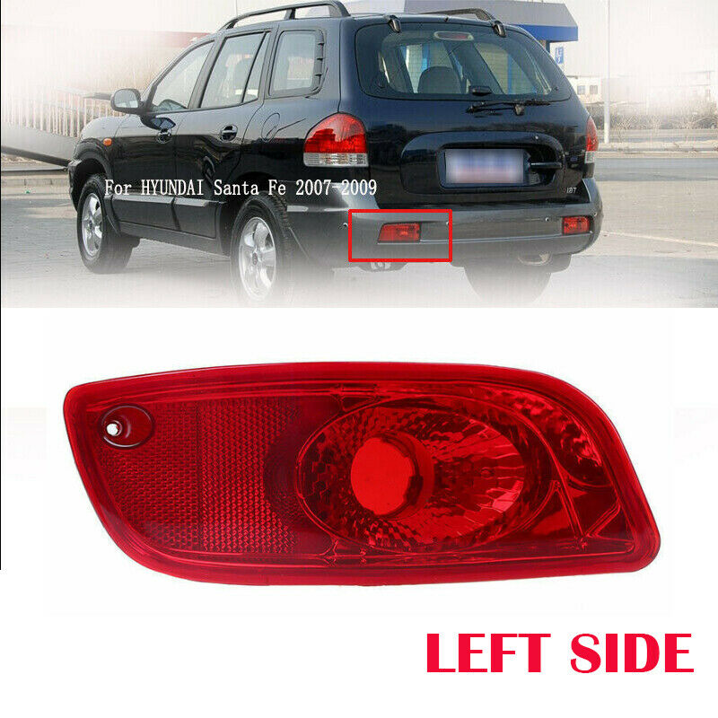 Left Side Rear Bumper Reflector For Hyundai Santa Fe 2007-2009 Pre-facelift