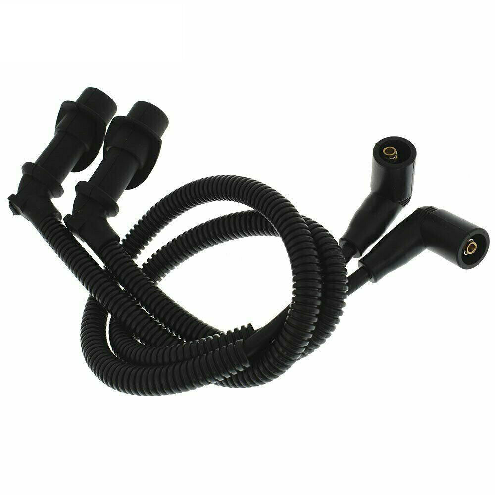 2x Ignition Coil Spark Plug Cap & Wire For Polaris RZR HD XP Sportsman 800/700