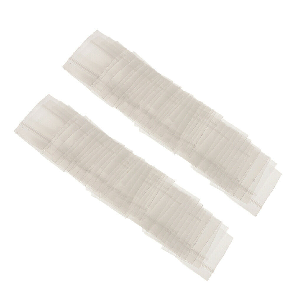 1.2" x 1.8" Reclosable Plastic Bag Resealable Zip Bags, Clear, 2.4 Mil, Pack of
