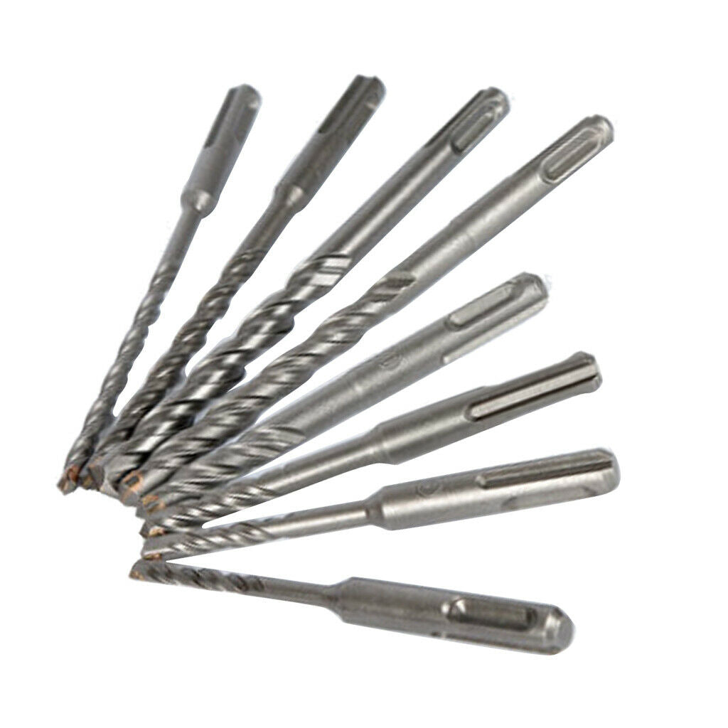 8pcs Tungsten Steel Drill Bit Set - Drilling Power Tool Accessories Drilling