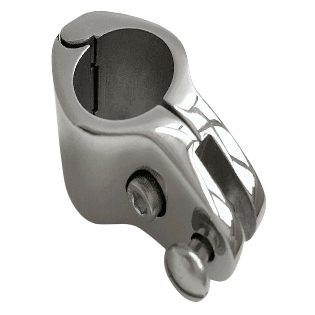 0.87" inch Boat Cover Tube Knuckle Clamp - Marine 316 Grade Stainless Steel