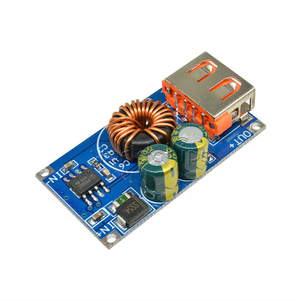 DC 6V -32V QC2.0 QC3.0 USB Fast Charging Buck Power Step Down Converter Module