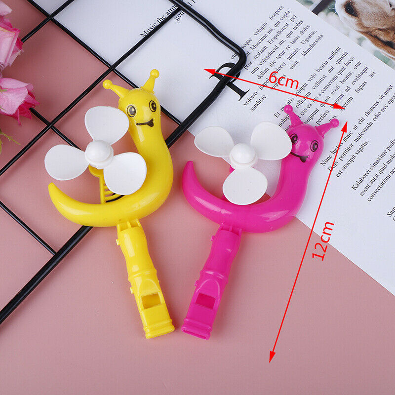 5Pcs Snail Windmill Whistle Kids happy birthday party for girl and boyAT.l8