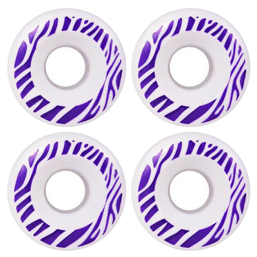 4pcs/set Replacement PU Outdoor Inline Hockey Skate Wheels 80A 55x32mm