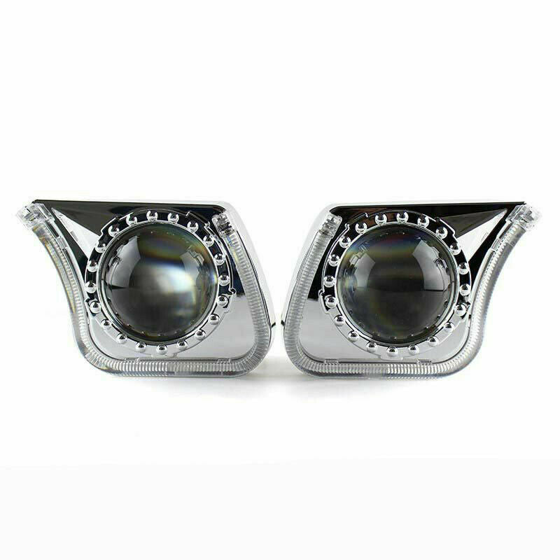2PCS Angel Eyes DRL Daytime Integrate Light Cover For Car 3" Headlight Fog Light