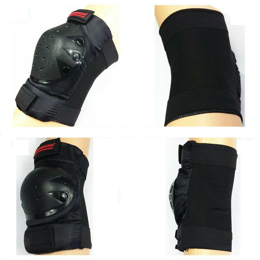 Motorcycle Body Protector Multi-Sport 2 Elbow & 2 Knee Pad Safety Set