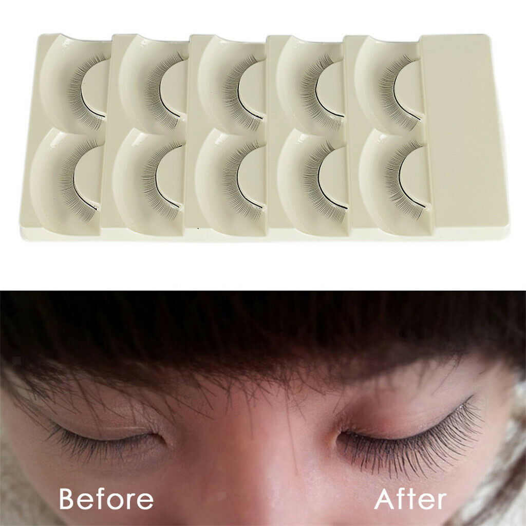 Pack of 50 Training Lashes False Eyelashes Makeup Extension Lashes Tools