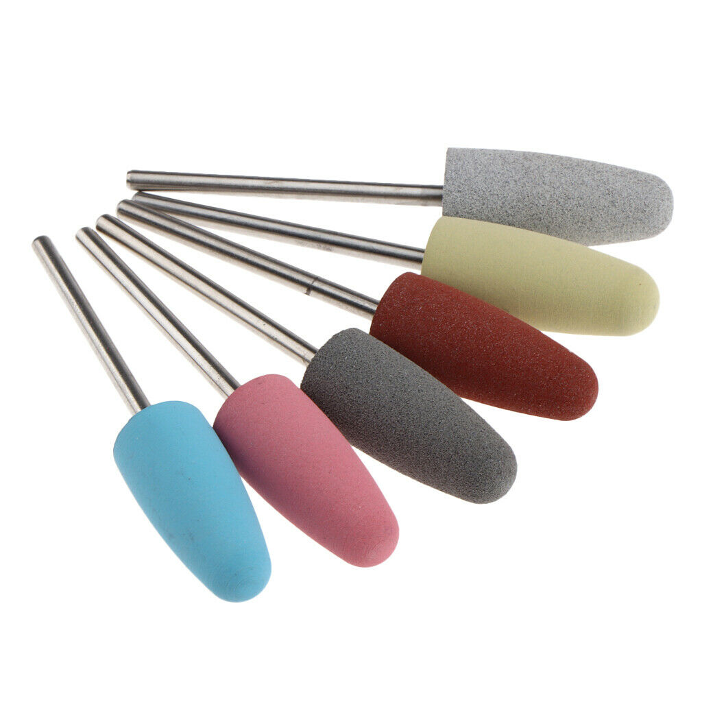 6Pcs Professional Manicure Pedicure Nail Drill Bits for Electric Files JG-10