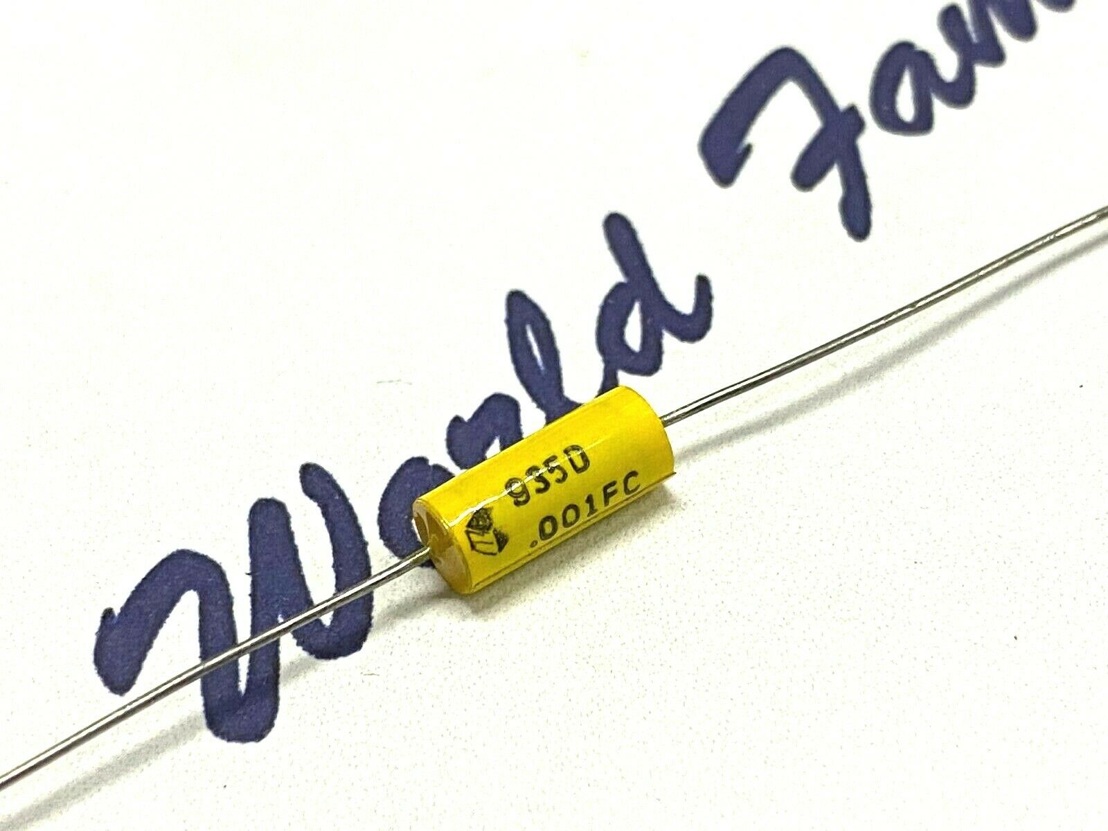 10pcs - ELECTRIC 935D 1000P 0.001uF 100V 1% Axial Film Capacitor