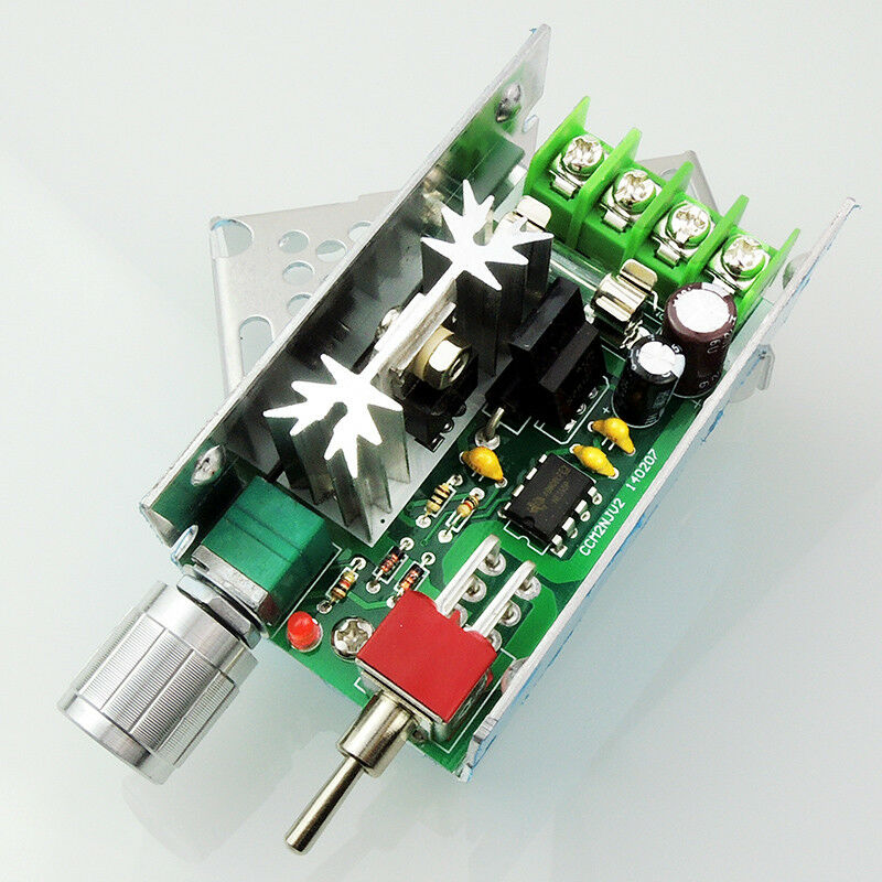 1PC PWM DC Motor Speed Controller DC12-40V 15kHZ 3A Reverse switch With 10A Fuse