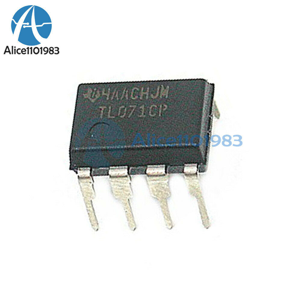 50PCS TL071 TL071CP DIP-8 Low Noise JFET Input Operational Amplifiers TI IC NEW
