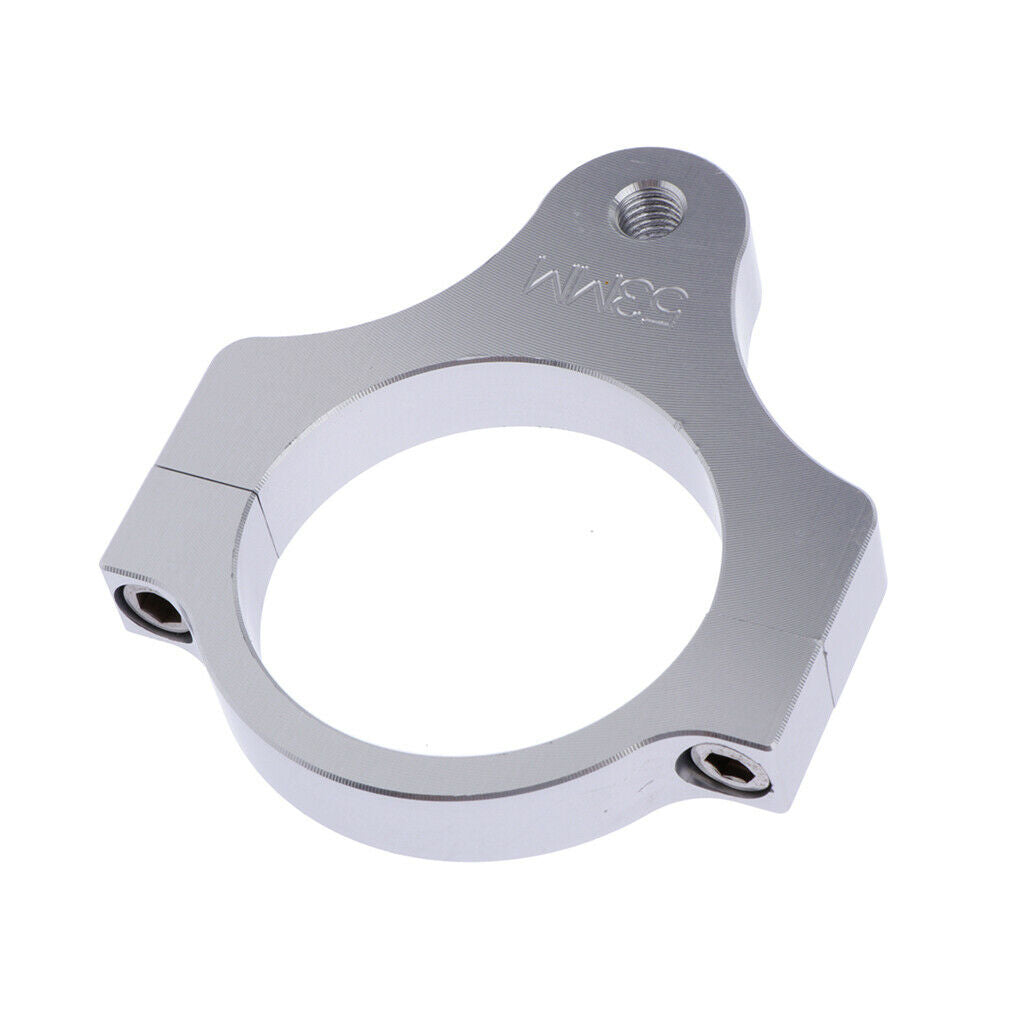 Aluminum Steering Damper Mounting Stanchion Bracket Fork Clamp tube ~ 53mm