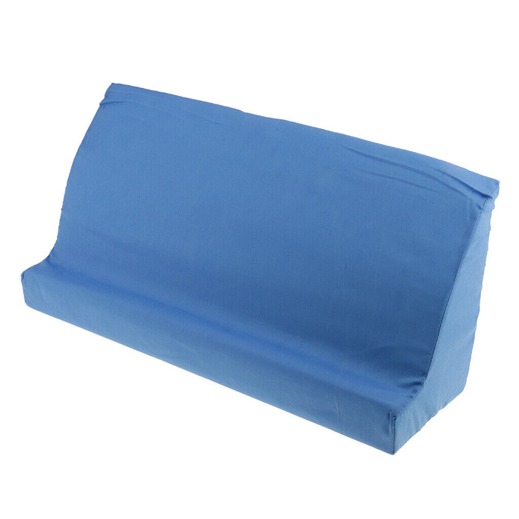 2Pieces Memory Foam Bed Wedge Pillow Elevation Cushion Washable Cover