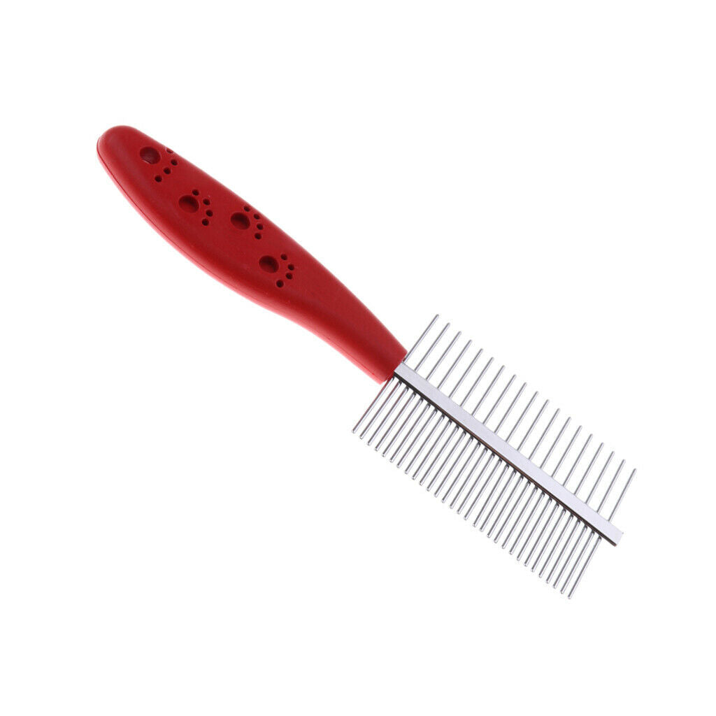 Pets Hair Rake Brush Dog Cat Hair Grooming Slicker Brush Dematting Kit