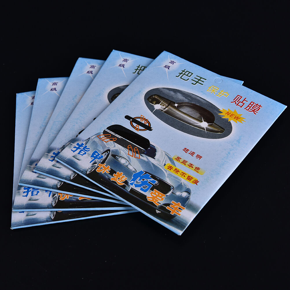 5 Pcs Exact Fit Invisible Car Door Handle Paint Protective Film Sheet  ihJ Tt