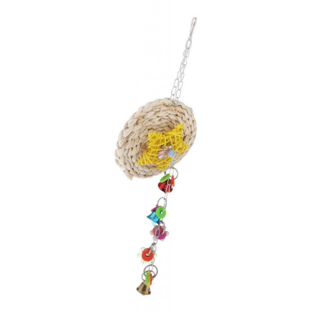 Birds Chew Bite Bell Toys Cage Decor Accessory For Small Medium Large Birds