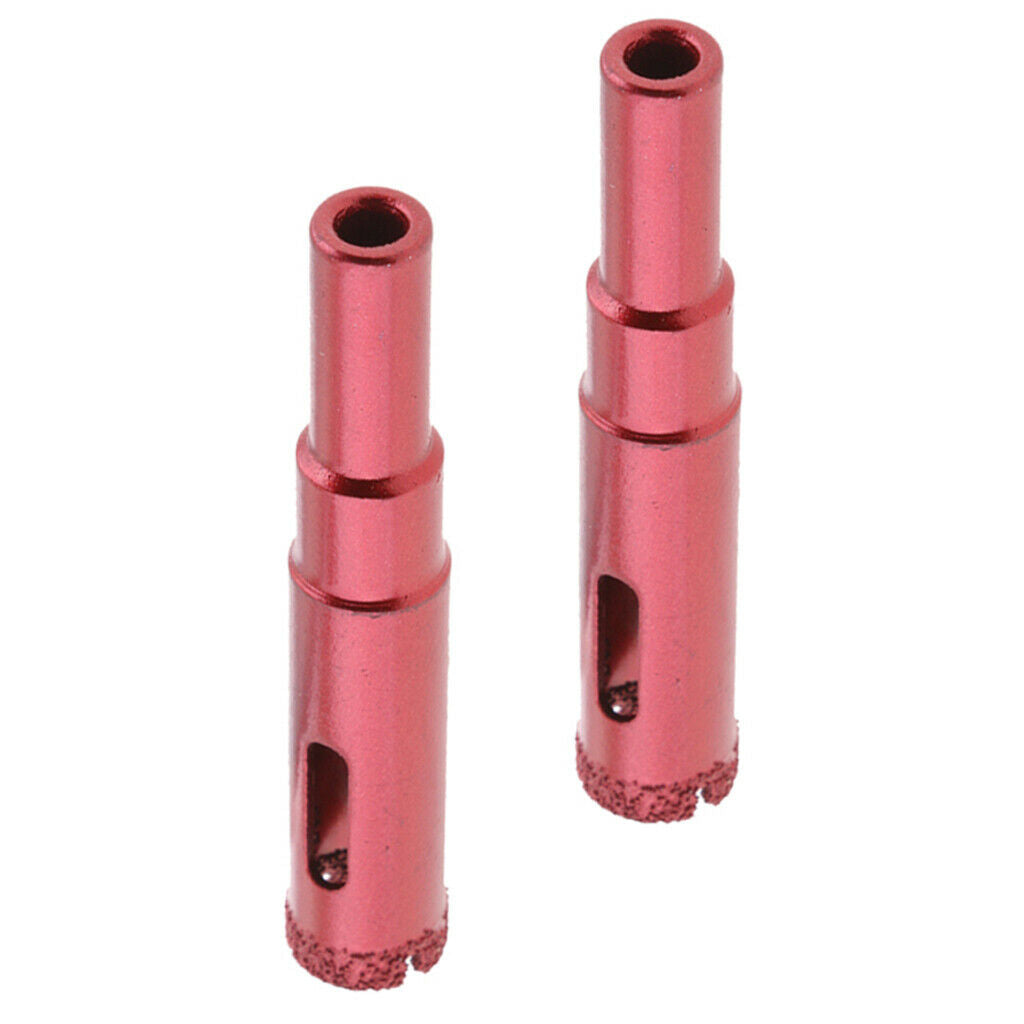 2Pcs Diamond Holesaw Tile Ceramic Glass Marble Glass Drill Bit Cutter - 12mm