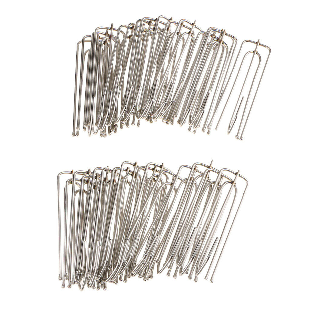 30Pieces Curtain Pleater Tape Hooks Stainless Curtain Pleat Hook, Pinch Pleat
