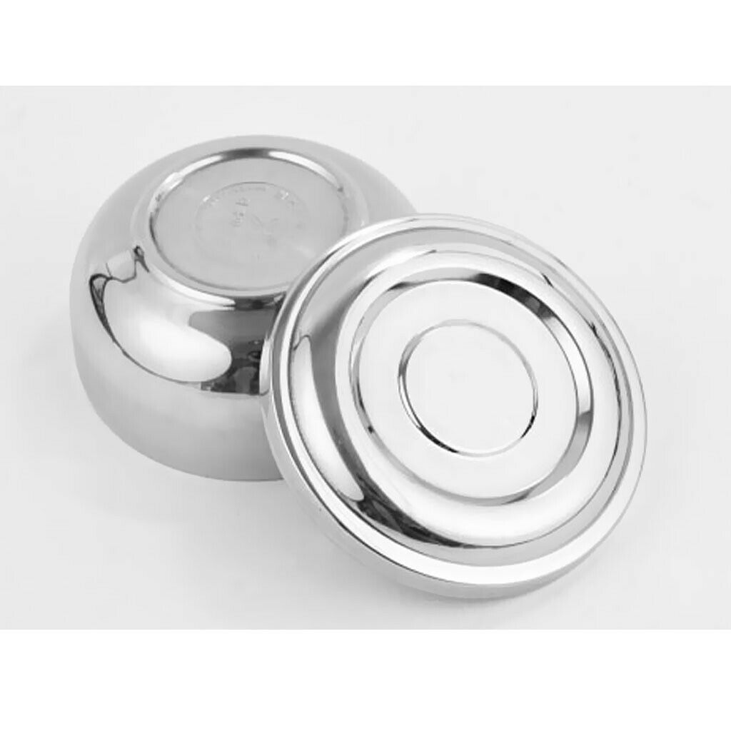Rice Bowl with Stainless Steel Lid Soup Bowl Tableware Serving Dish Food Storage
