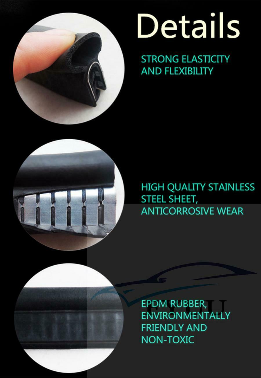 4 M Car Bonnet Trunk Hood Edge Top Foam rubber sealing strip Anti-collision