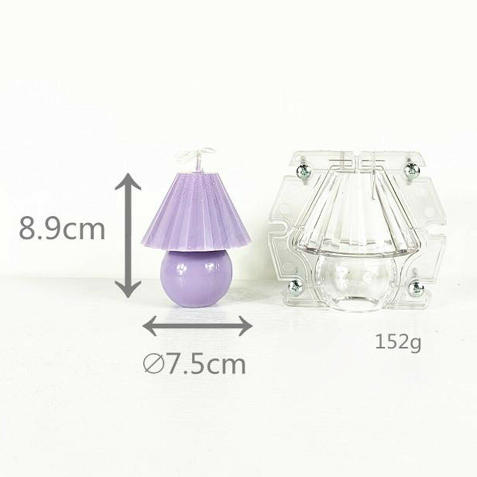 Nordic Style Candle Molds Table Lamp Shaped Small Candle Making Mold Supply