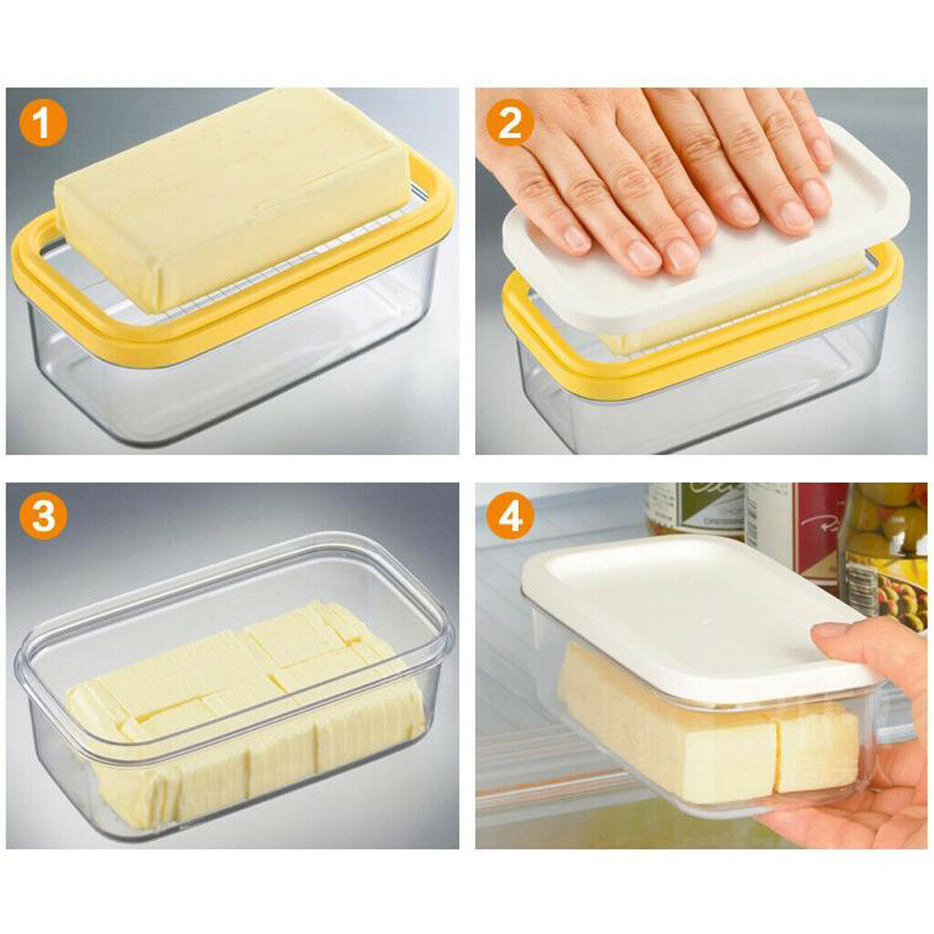 Airtight Butter Dish with Lid Kitchen Supplies for Bread Cakes Cookies