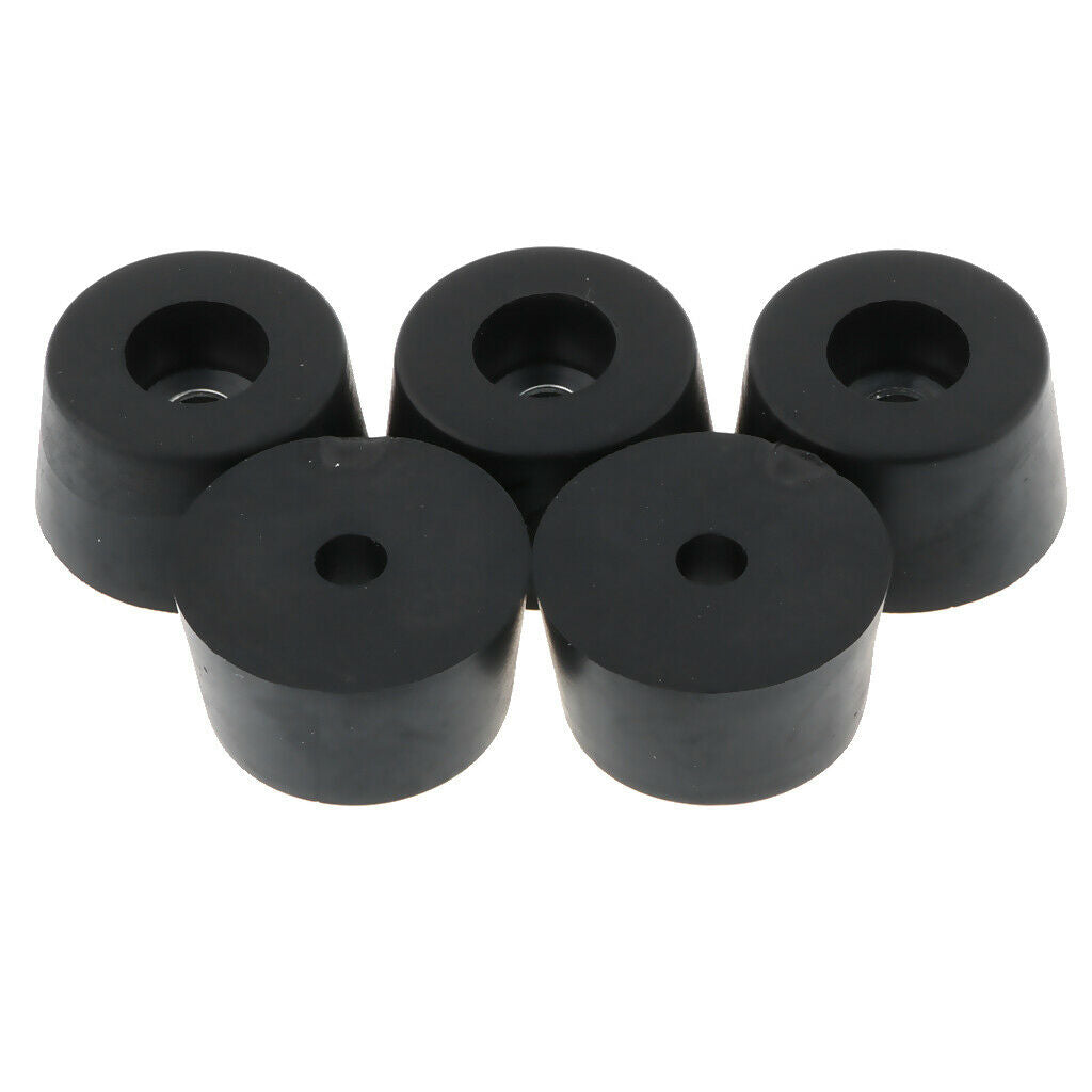 5pcs Rubber Feet 33x19mm for Furniture, Table, Amplifier, Speaker