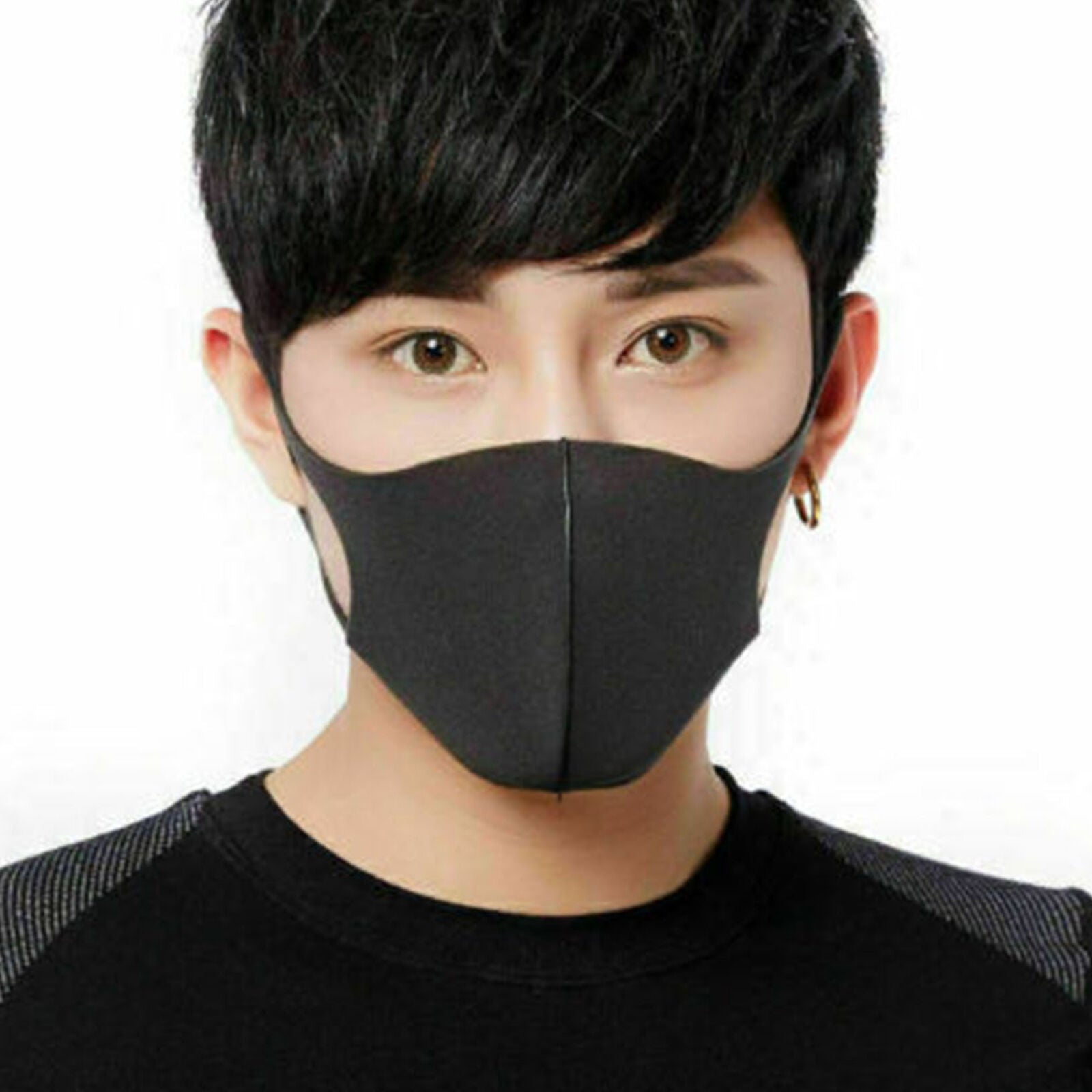 3 Packs Sponge Face Covers Outdoor Anti-Flu Haze Dustproof Mouth Covers