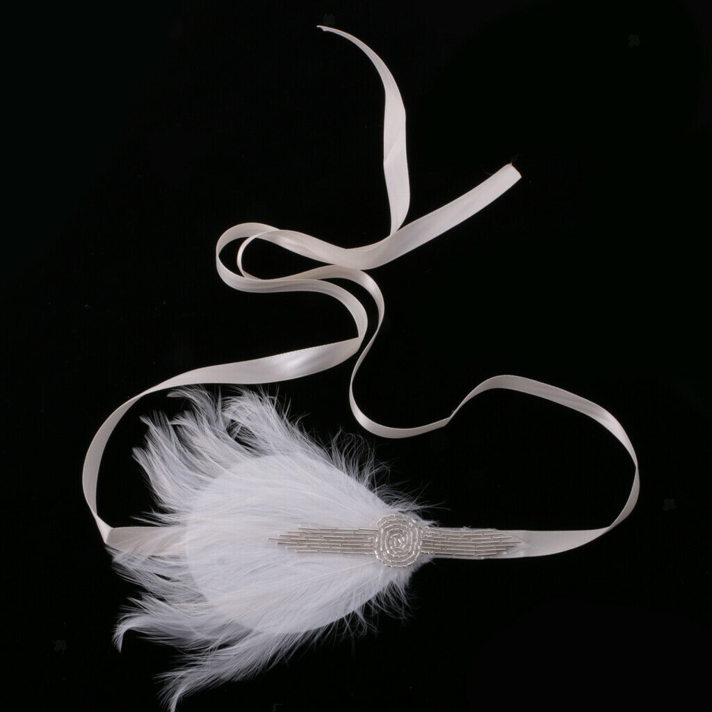 Ms.  Headband Of 1920s Large Fascinator Hair Accessories