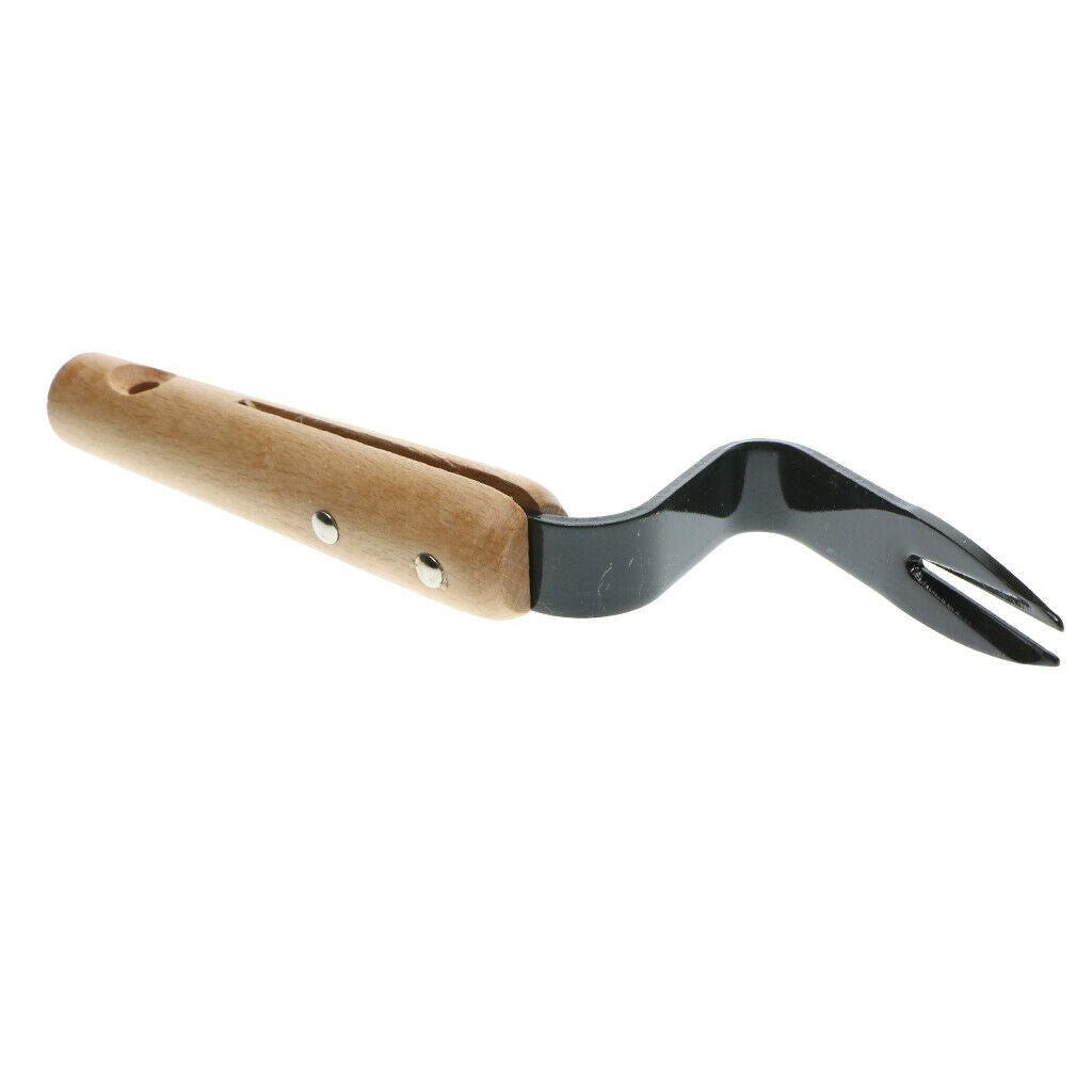 Garden Hand Fork Rake Cultivator Weed Soil Rake Weeding Clear Rock Gardening
