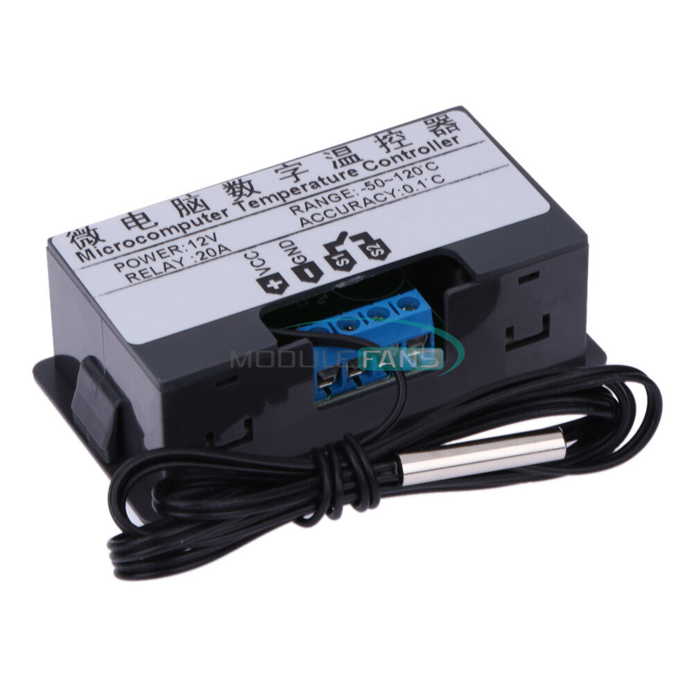 12V 20A W3230 LCD Digital Thermostat Temperature Controller Meter Regulator