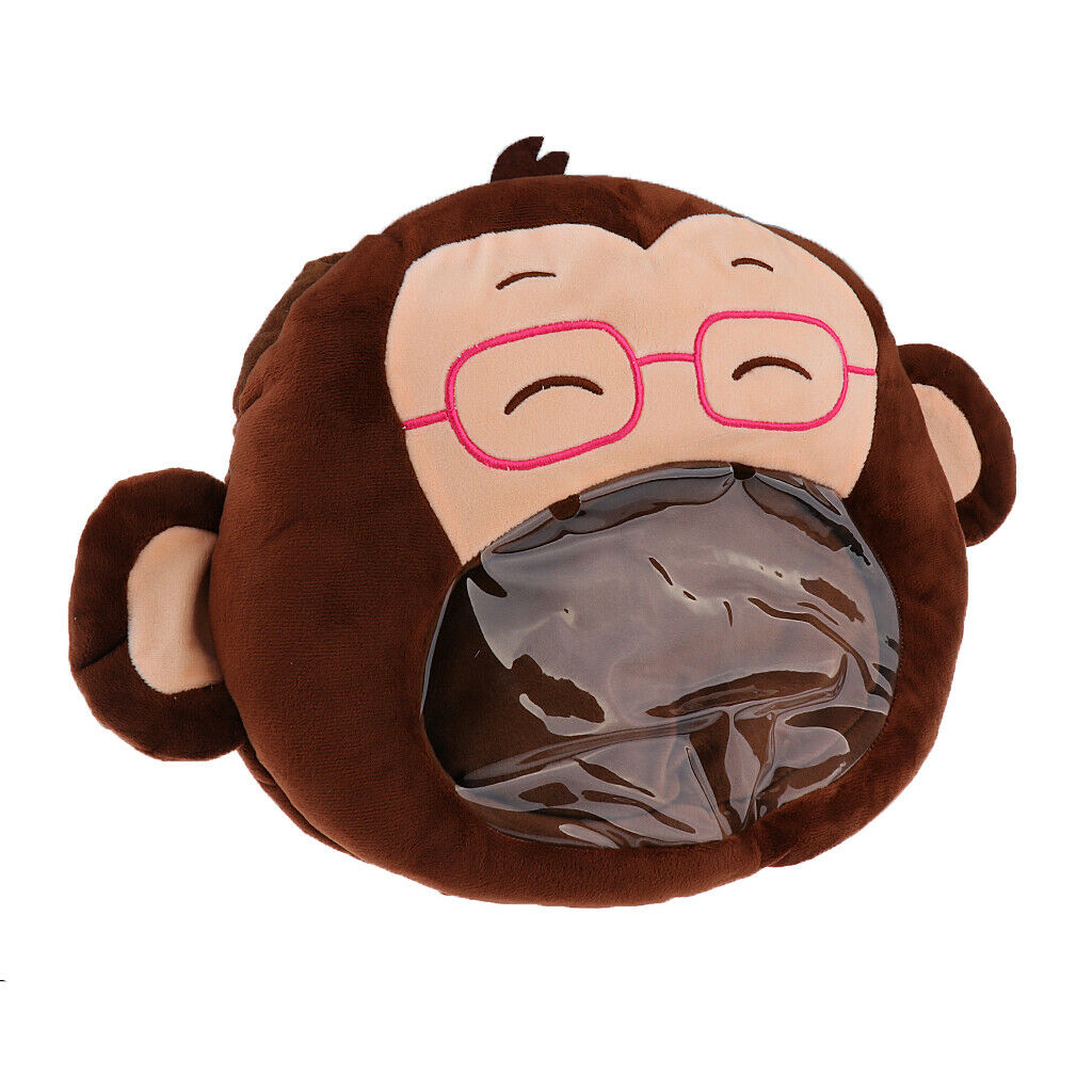 Hand Bag Cartoon Plush Toys Creative Visual Warm Can Play Mobile Style 4