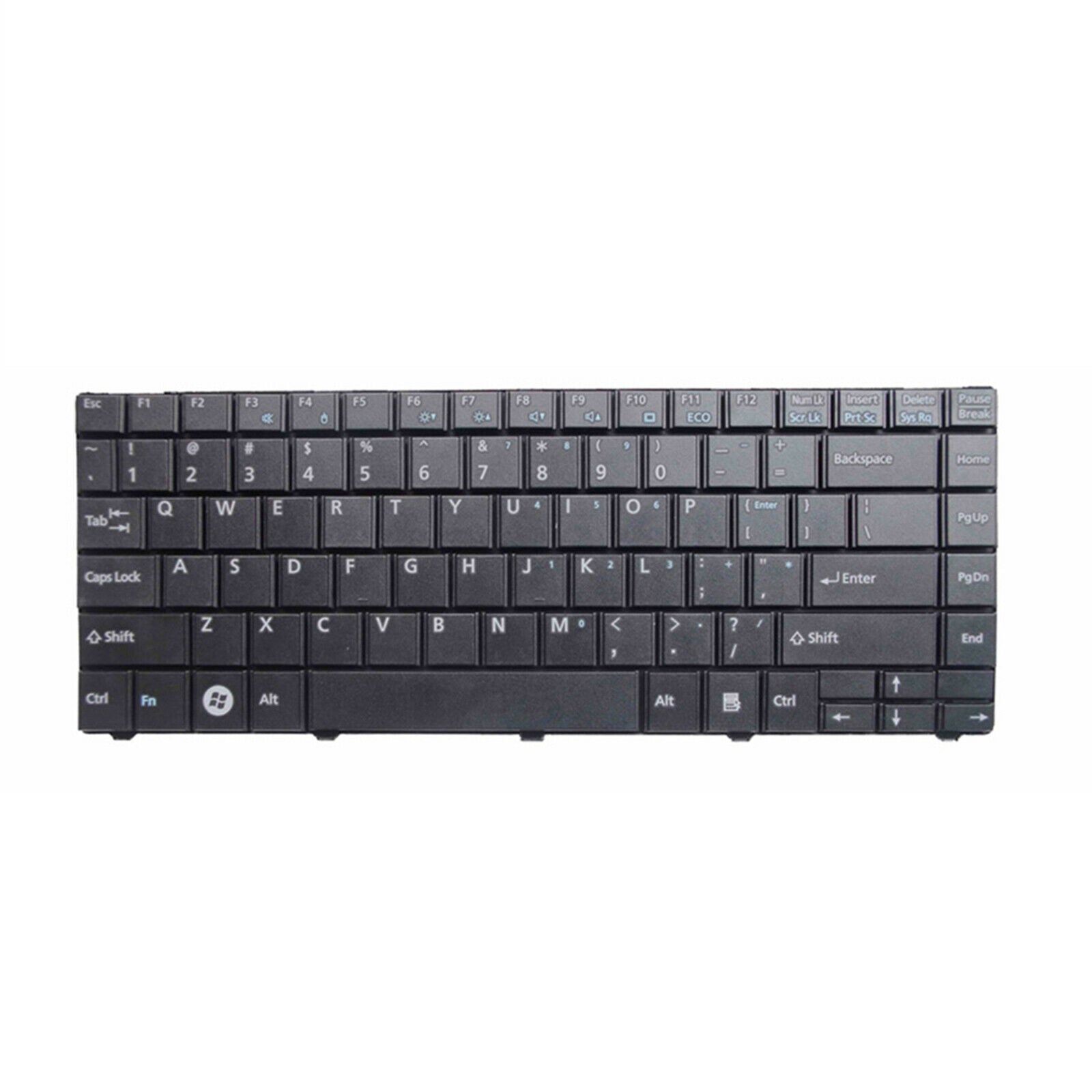 Laptop Keyboard Compact for Fujitsu Lifebook LH531 BH531 LH701 US Layout