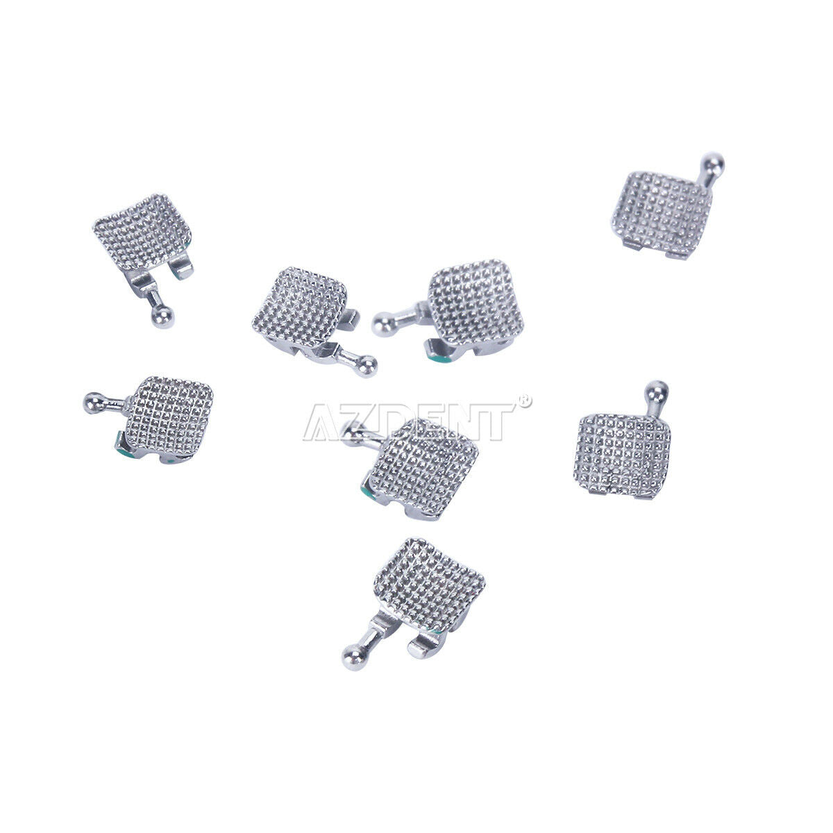 400pcs Dental Orthodontic Monoblock MIM Bracket Braces Mini MBT 022 Hooks 3 4 5