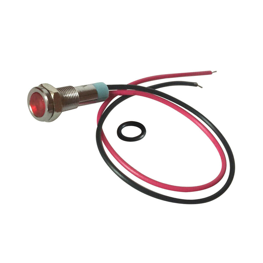 3Pcs 6mm 12V LED Indicator Light Lamp Car Vehicle Motorcycle Boat Truck with