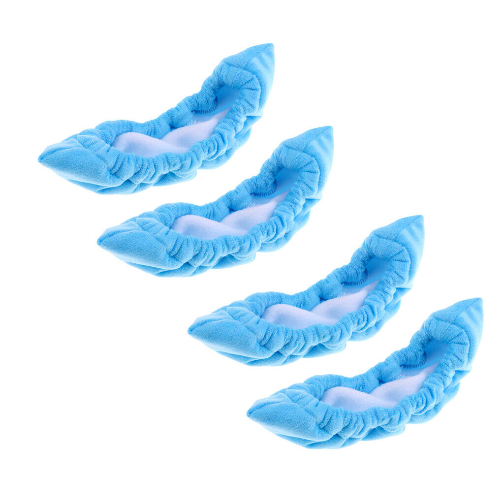 Hockey Skate Blade Covers Guards Soakers Absorbent Light Blue One Size