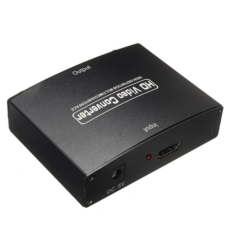 1080P HD to 5RCA RGB Component YPbPr Video +R/L Audio Adapter Converter HD TV