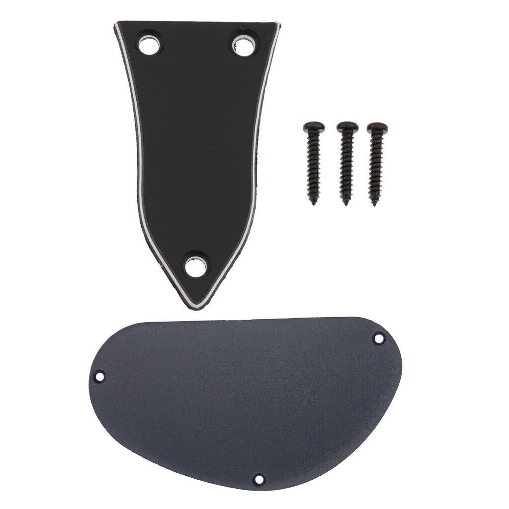 3 Ply Trellis Stem Cover Screw Set with Guitar Pickguard Cavity Cover Back Plate