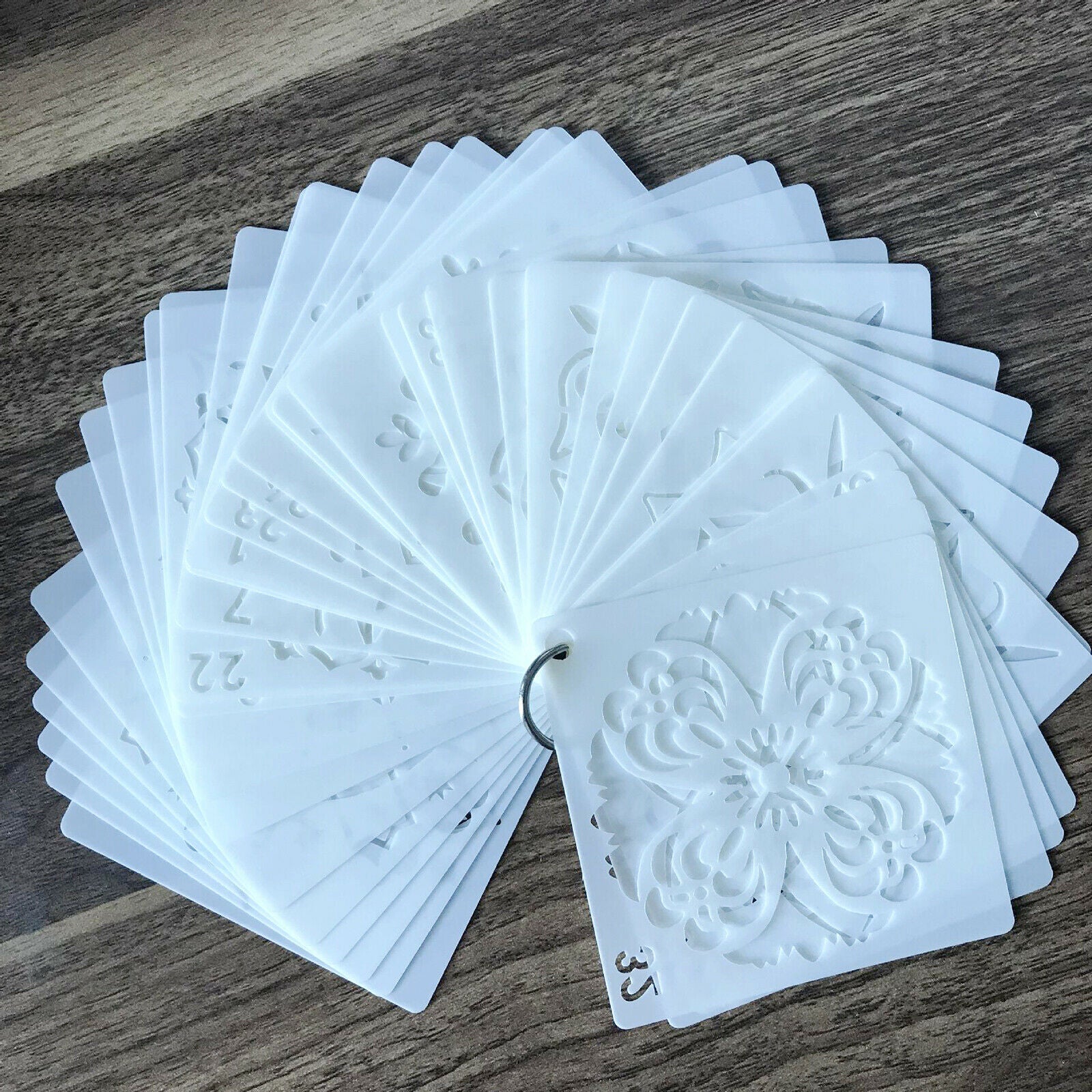 36x Mandala Dotting Stencils Template For Wood Airbrush Walls Malerei Schimmels