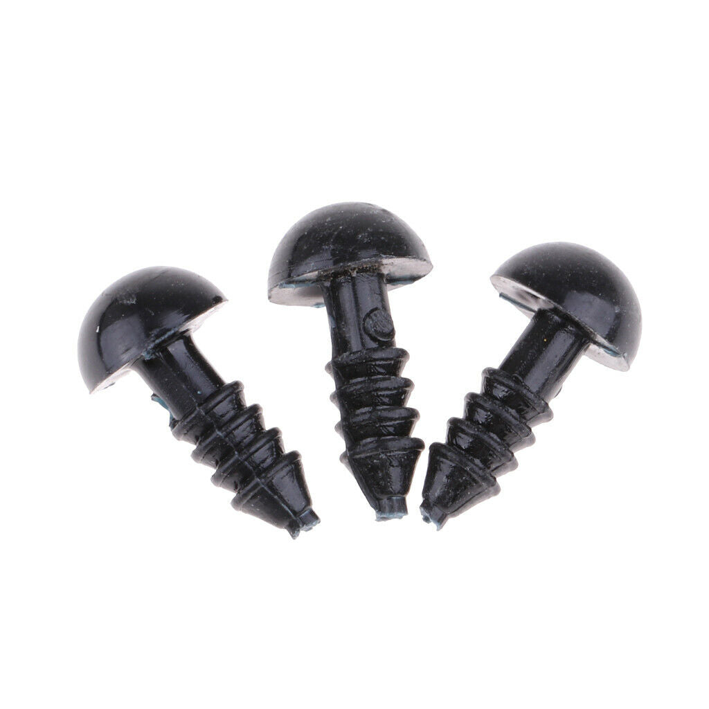 300 Pieces 6mm Plastic Safety Eyes For Teddy Bear