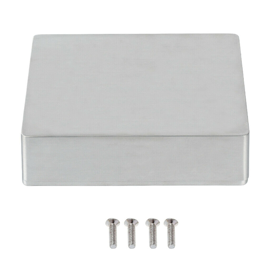 Aluminum Stomp Box Storage Guitar Effect Pedal Part Guitar Kits 14.5x12x4cm