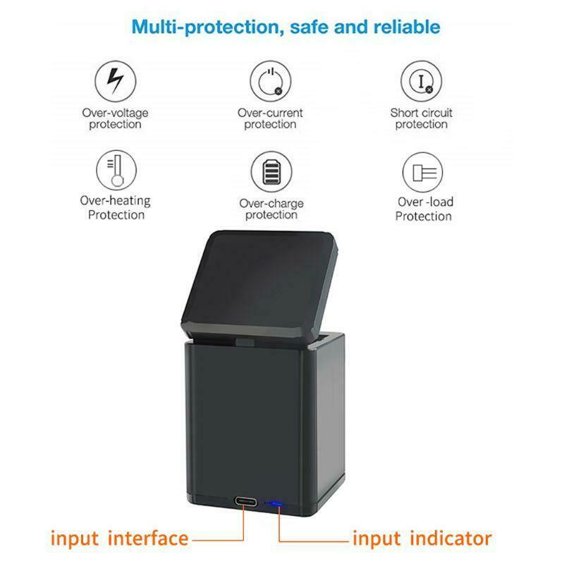 3 IN 1 Battery Port Smart Charger USB Charging Box for DJI Tello Drone Battery