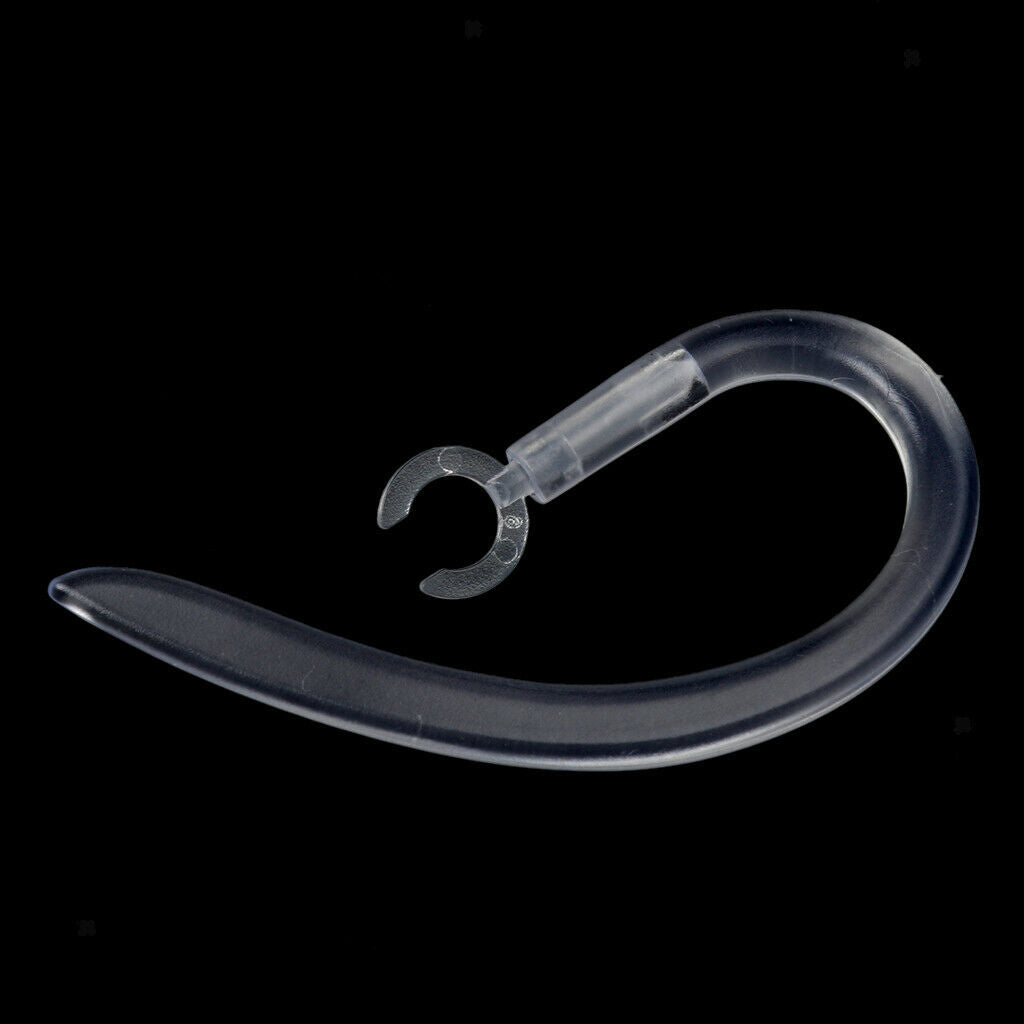 Pair Of Outline Ear Hook Clip Rotative Soft Rubber Spare Parts For Headphone
