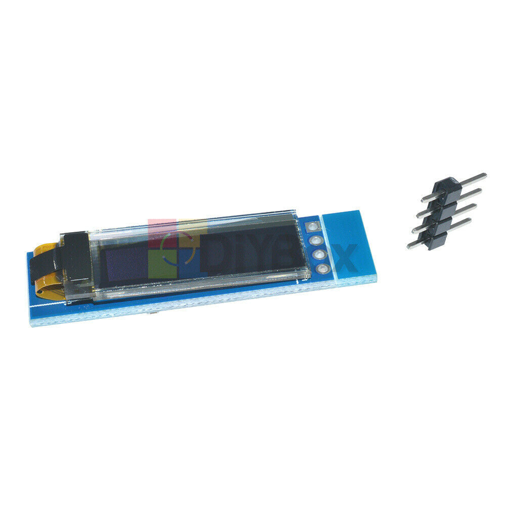 10Pcs 0.91" inch IIC I2C 128x32 Blue OLED LCD Display Module Fit For Arduino PIC