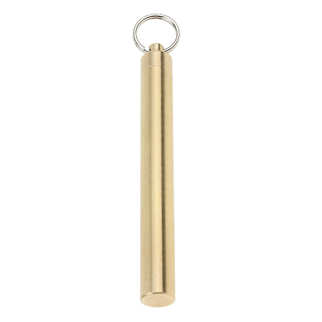 Portable Metal Toothpick Holder Ultralight Hanging Pocket Pill Box Container