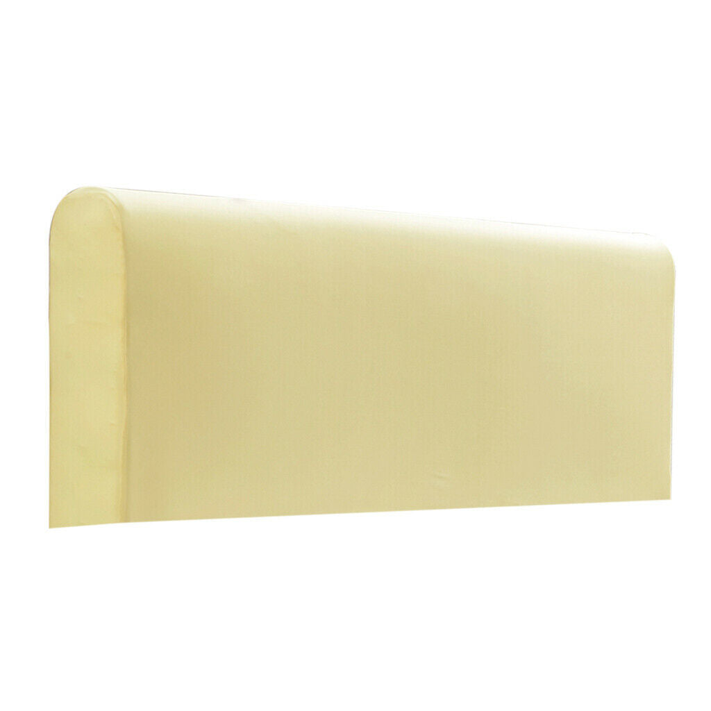 Dustproof Stretch Bed Headboard Slip Cover Protector Decoration Yellow
