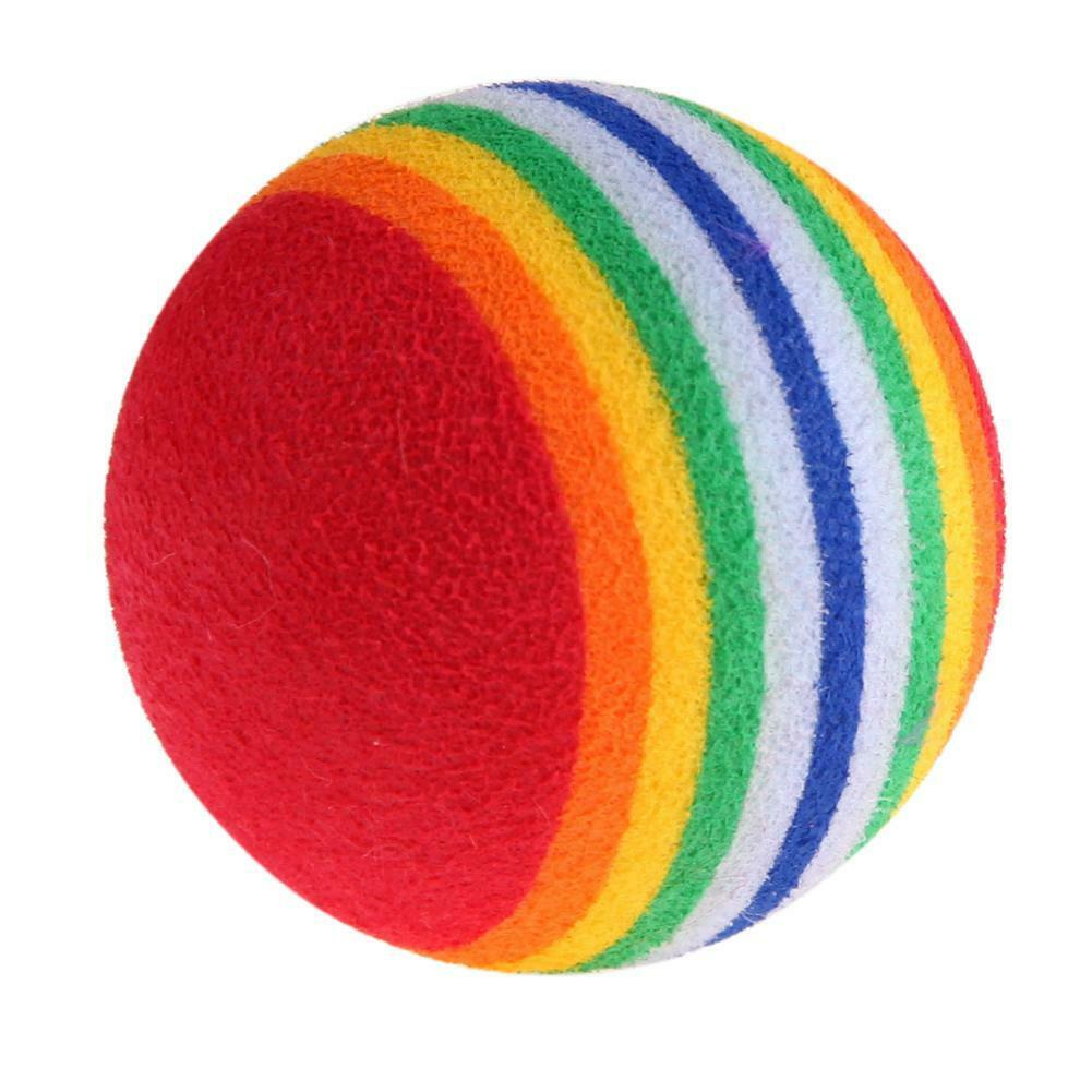 30pcs EVA Rainbow Strip Golf Ball Practice Training Aid Tool for Beginner @